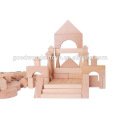 EZ1089 110pcs Custom 3 Trays Kids Natural Wooden Block